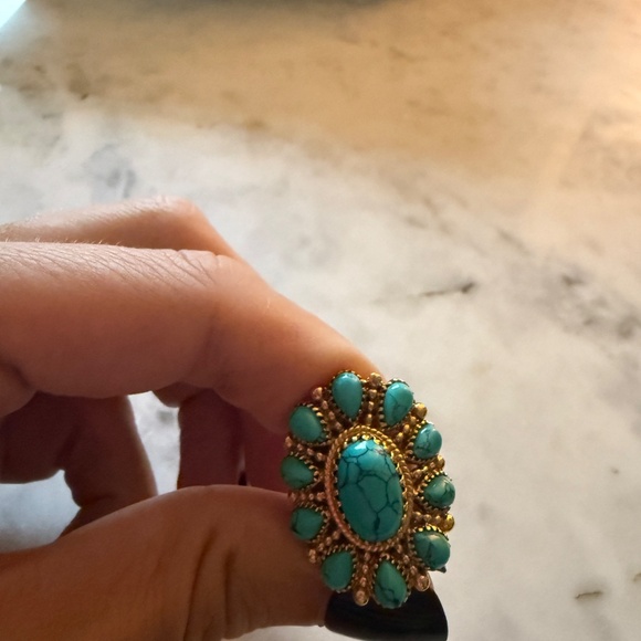 Sezane turquoise ring - Picture 2 of 4